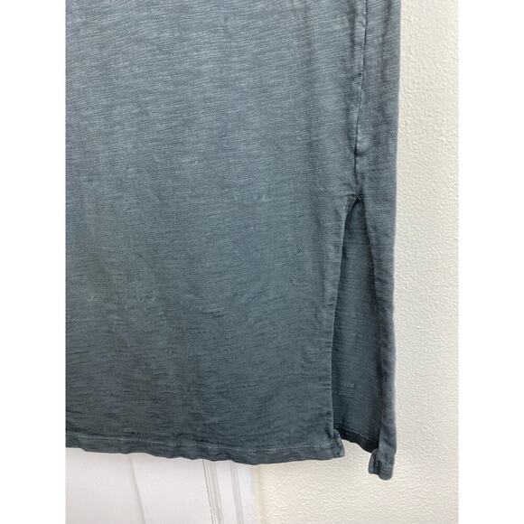 Lou & Grey Women's XS Gray Sleeveless Maxi Tank Dress with Side Slit - Picture 2 of 7